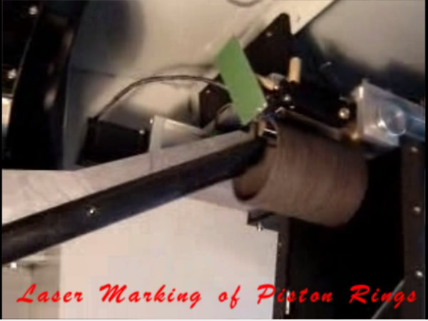 Laser Marking of Piston Rings
