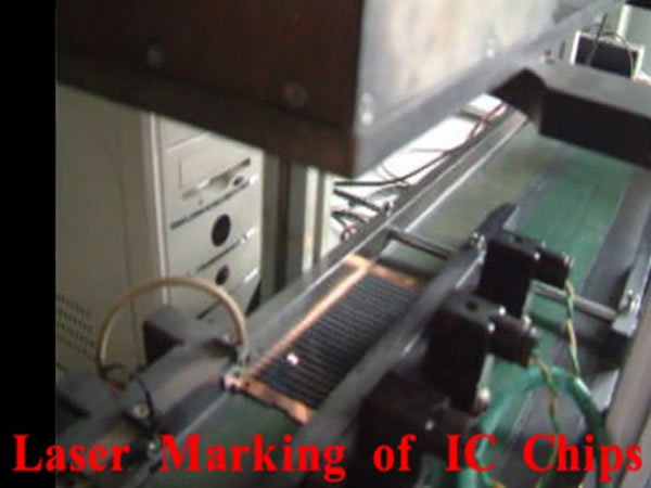 Laser Marking of IC Chips