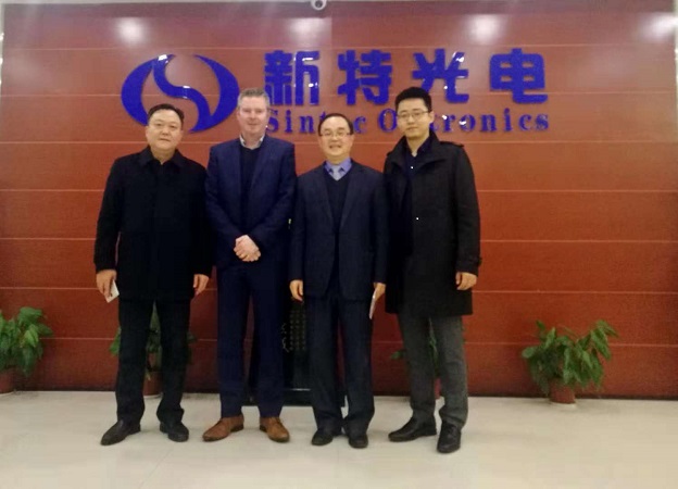 SVP and Head of Industrial Photonics of G&H visited Sintec Optronics