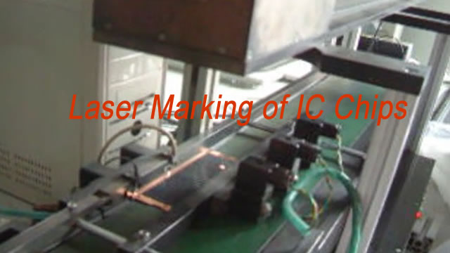 Laser Marking of IC Chips