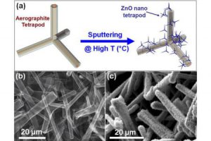 Micro- and Nanotetrapods Combine to Make New Optical Scattering and Absorbing Material