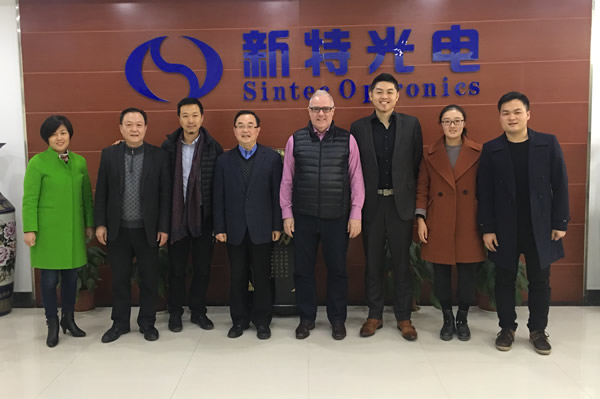 VP of Gooch & Housego visited Sintec Optronics