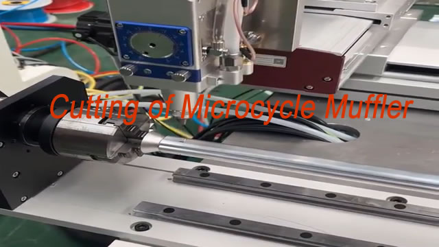 Cutting of Microcycle Muffler