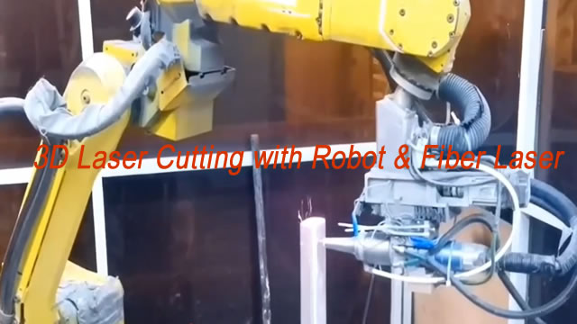 3D Laser Cutting with Robot & Fiber Laser