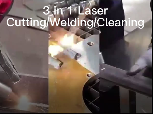 3 in 1 Laser Cutting, Welding & Cleaning