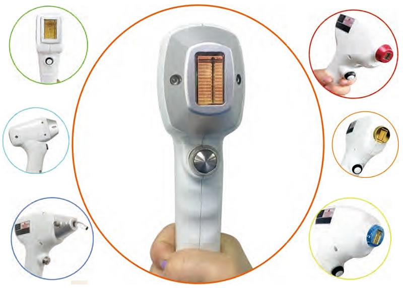 laser hair removal hanpiece